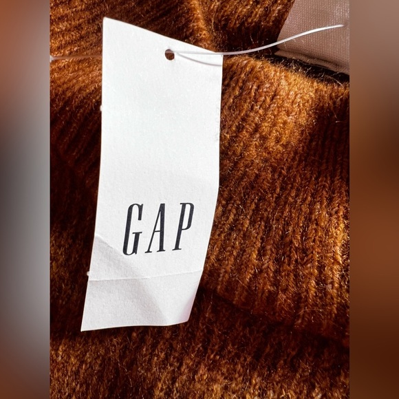Gap crew  neck sweater GAP Sweater Unisex Size L RN 54023 Retro Knitting Brown - Picture 16 of 16
